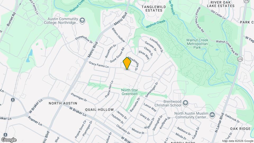 1617 Gracy Farms Ln Map and Location Details