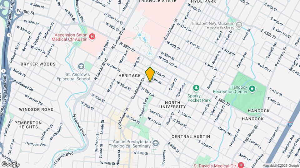 3405 Fruth St Map and Location Details