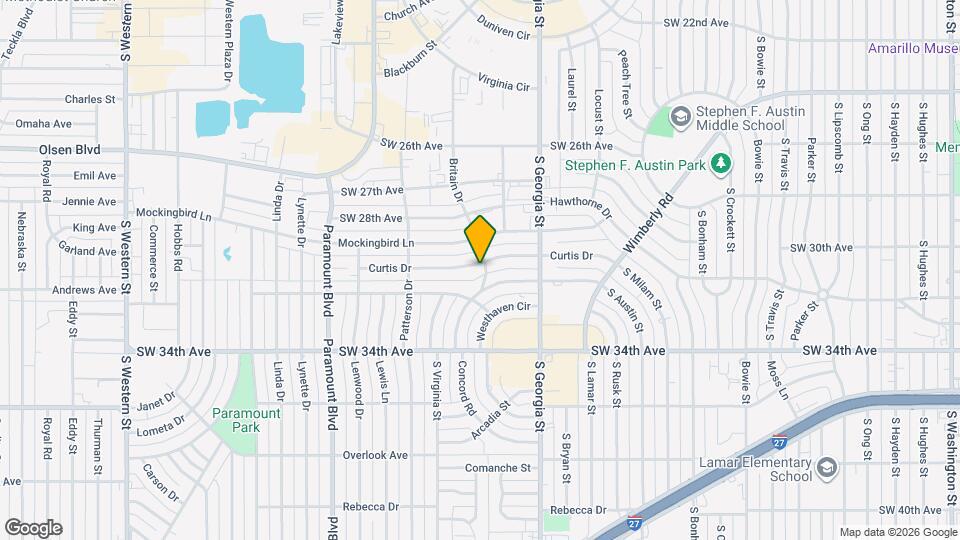 3001 Curtis Dr Map and Location Details