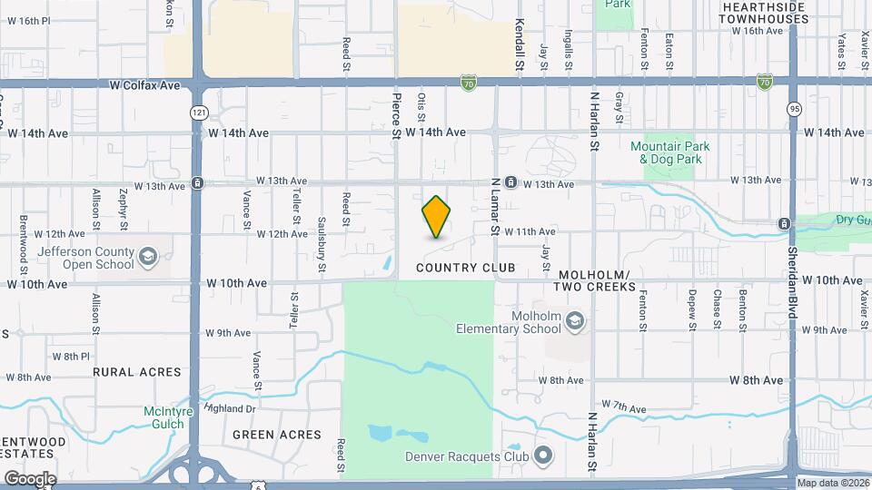 6700 W 11th Ave Map and Location Details