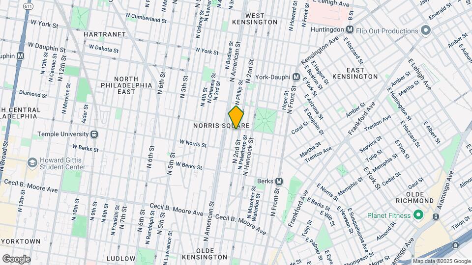 2054 N 2nd St Map and Location Details