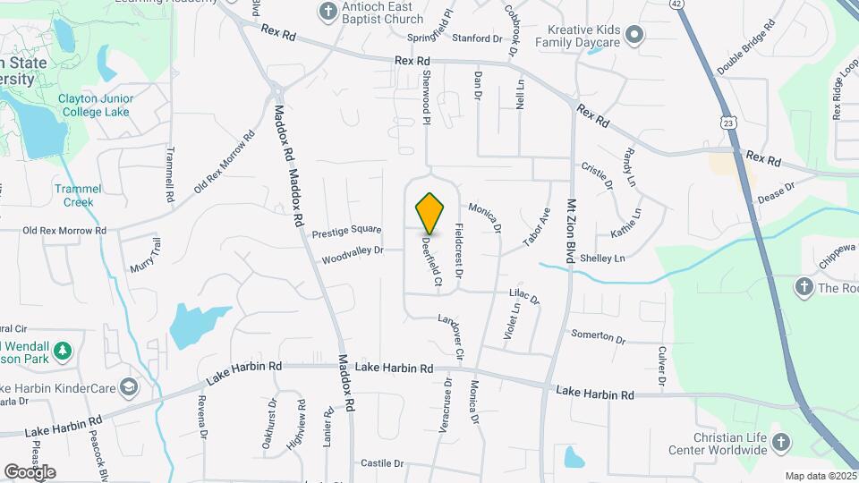 6108 Deerfield Ct Map and Location Details