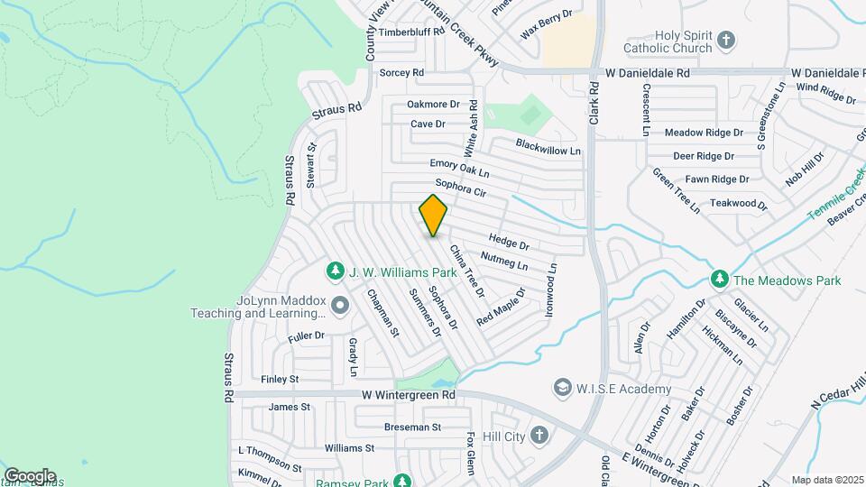 10022 Deer Hollow Dr Map and Location Details