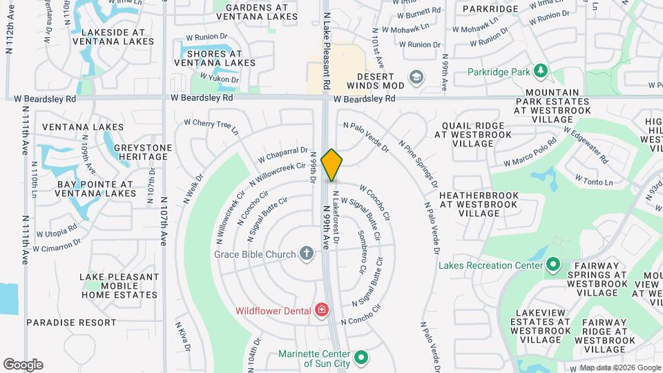 19626 N Lakeforest Dr Map and Location Details