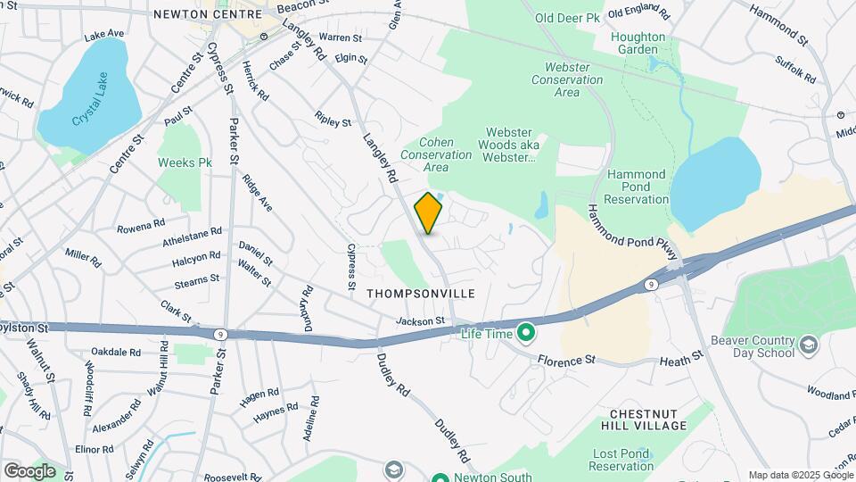 338 Langley Rd Map and Location Details