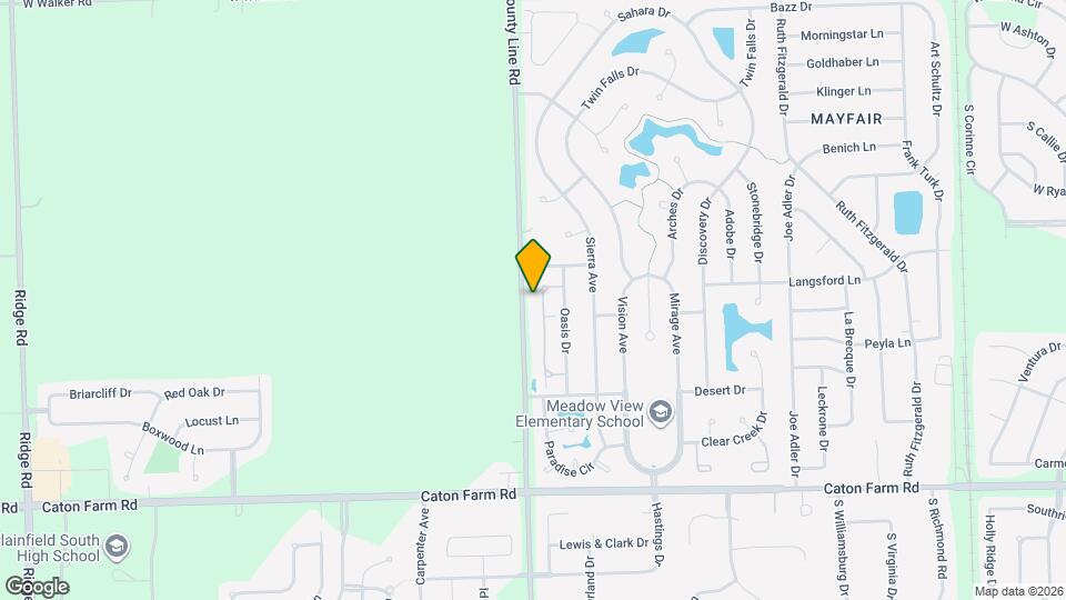 2705 Canyon Dr Map and Location Details