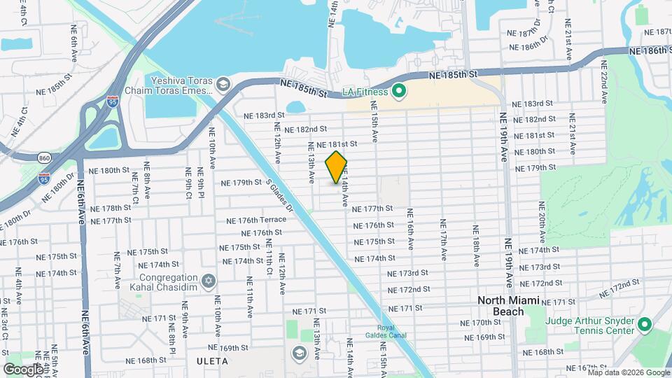 1379 NE 178th St Mapa y Detalles de la Ubicación