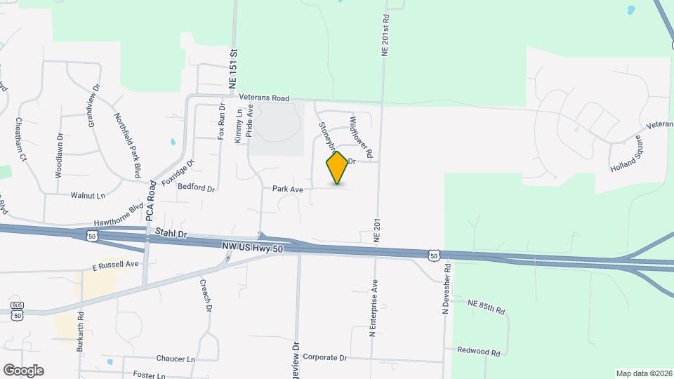 1512 Park Ave Map and Location Details