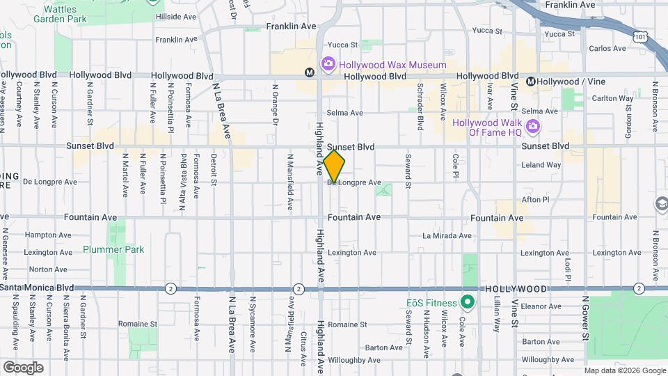 1355 N McCadden Pl Map and Location Details