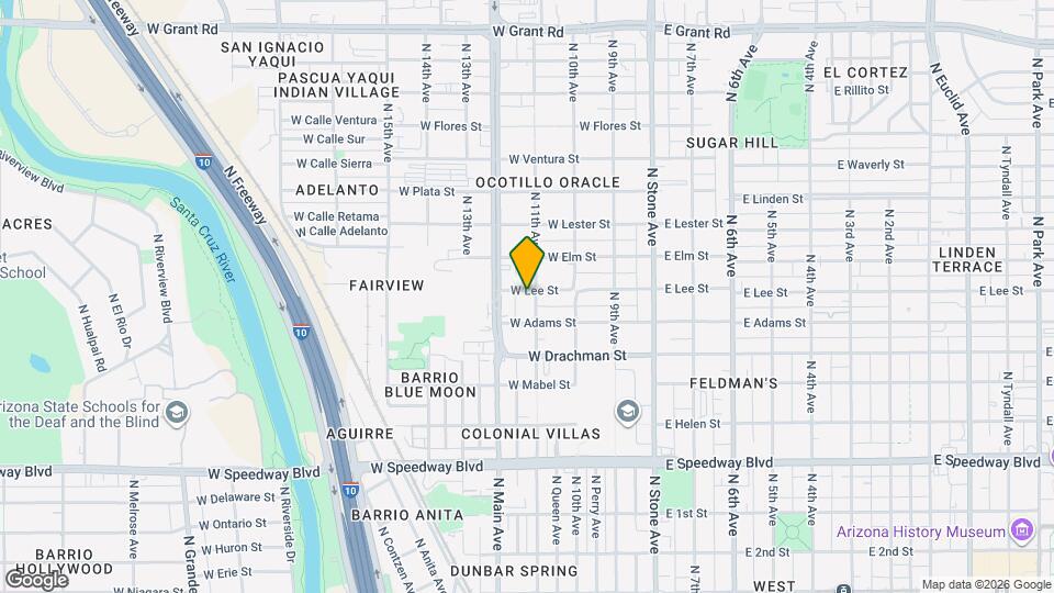 307 W Lee St Map and Location Details