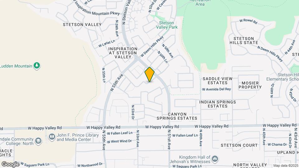 5131 W El Cortez Trail Map and Location Details