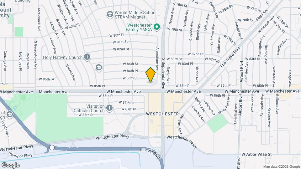 6335 W 85th Pl, Unit guest house Mapa y Detalles de la Ubicación