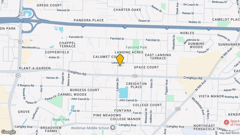 7004 Lanier Dr Map and Location Details