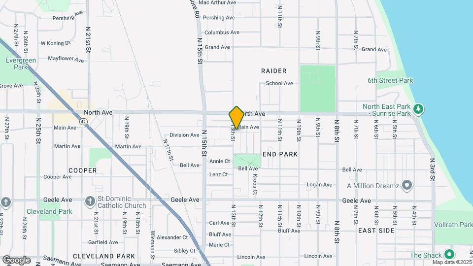 2603 N 13th St Mapa y Detalles de la Ubicación