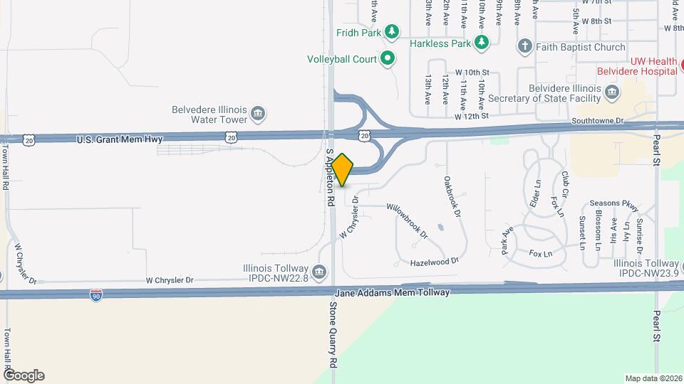 1737 W Chrysler Dr Map and Location Details