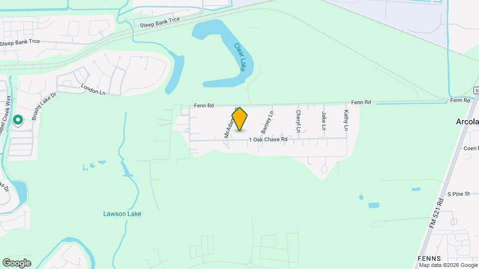 1014 1 Oak Chase Rd Mapa y Detalles de la Ubicación