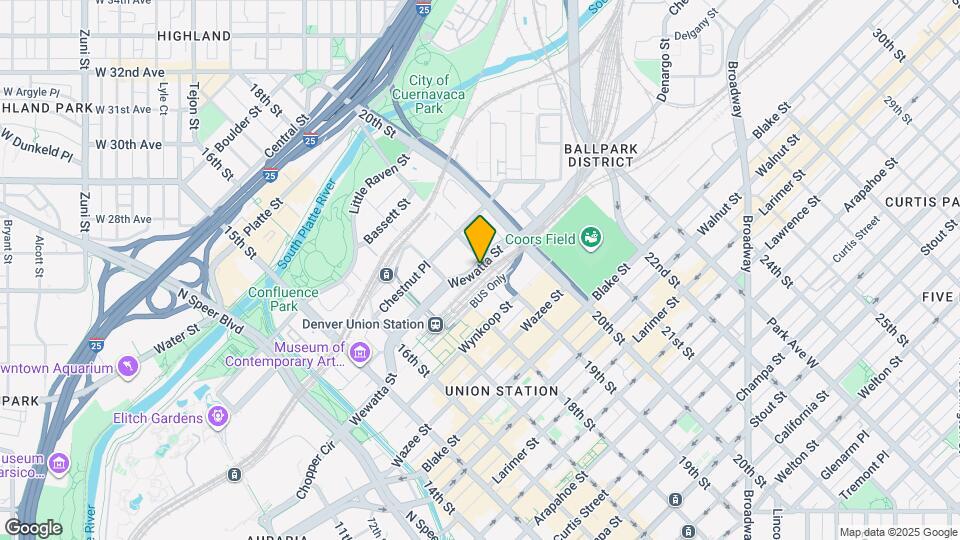 1890 Wewatta St Map and Location Details