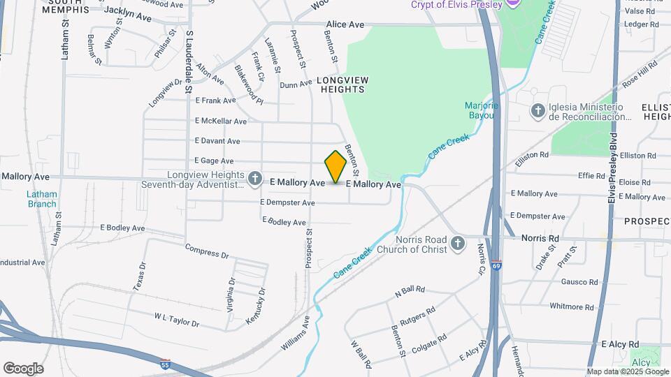 827 E Mallory Ave Map and Location Details