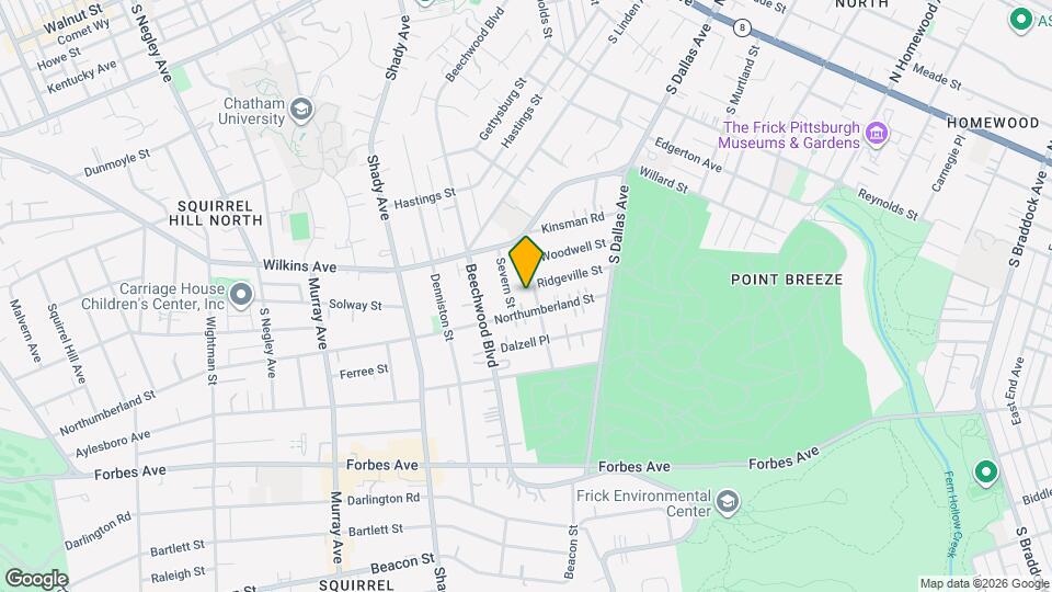 1454 Barnsdale St Mapa y Detalles de la Ubicación