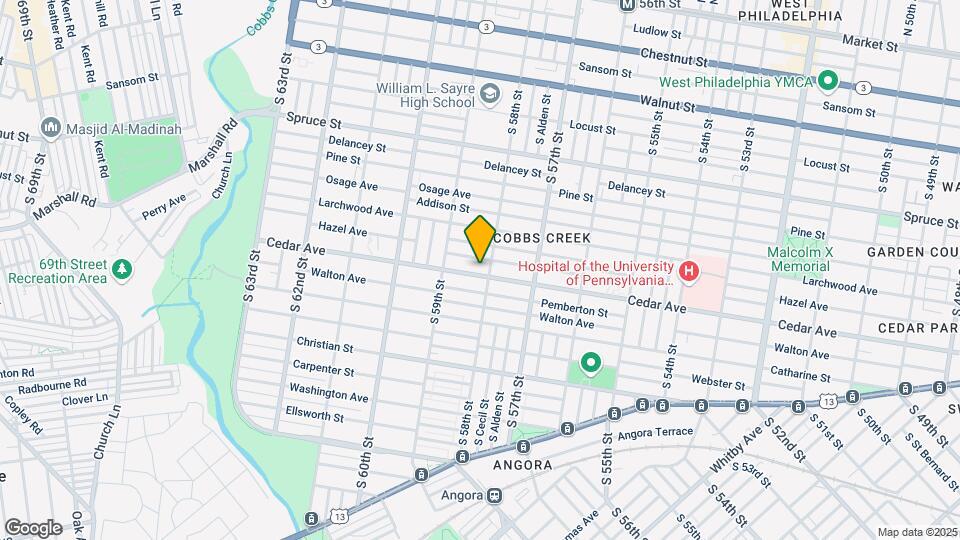 5811 Cedar Ave Map and Location Details