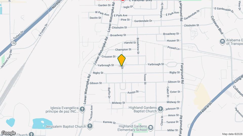 3217 Cotton St Map and Location Details