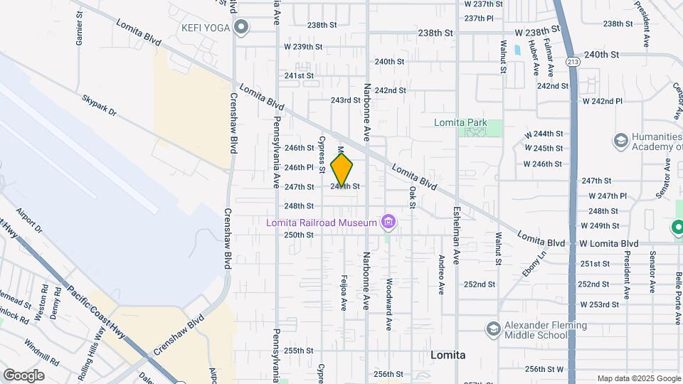 2244 247th St Map and Location Details