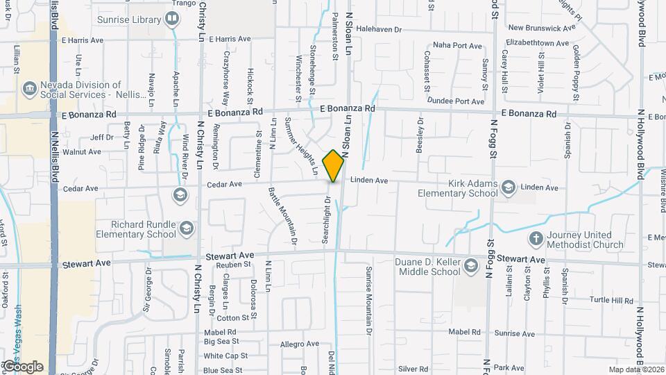 582 Searchlight Dr Map and Location Details
