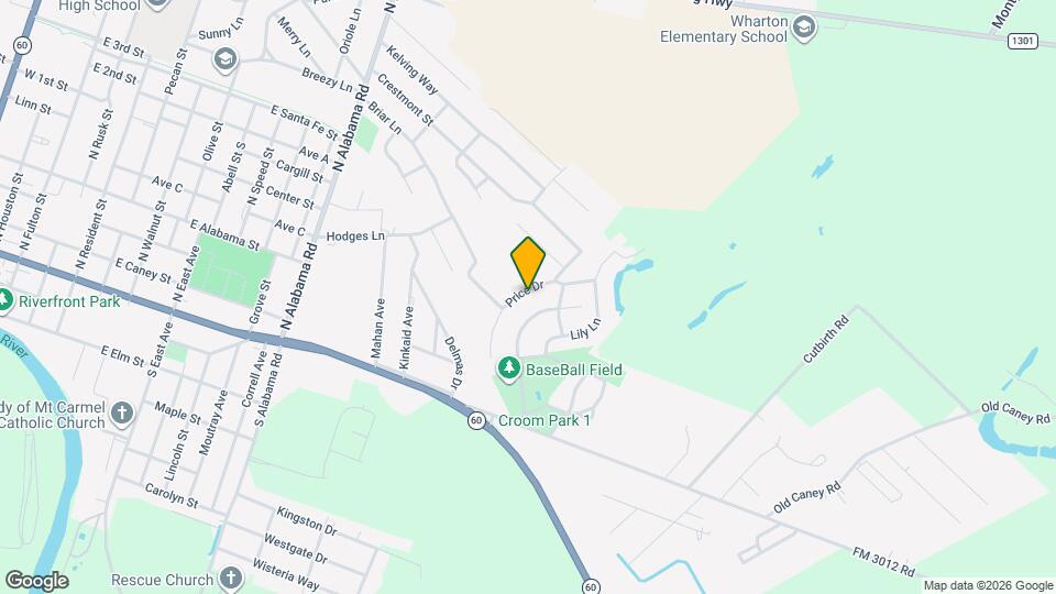 600 Price Dr Map and Location Details