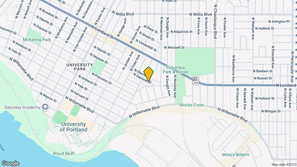 4722 N Depauw St Map and Location Details