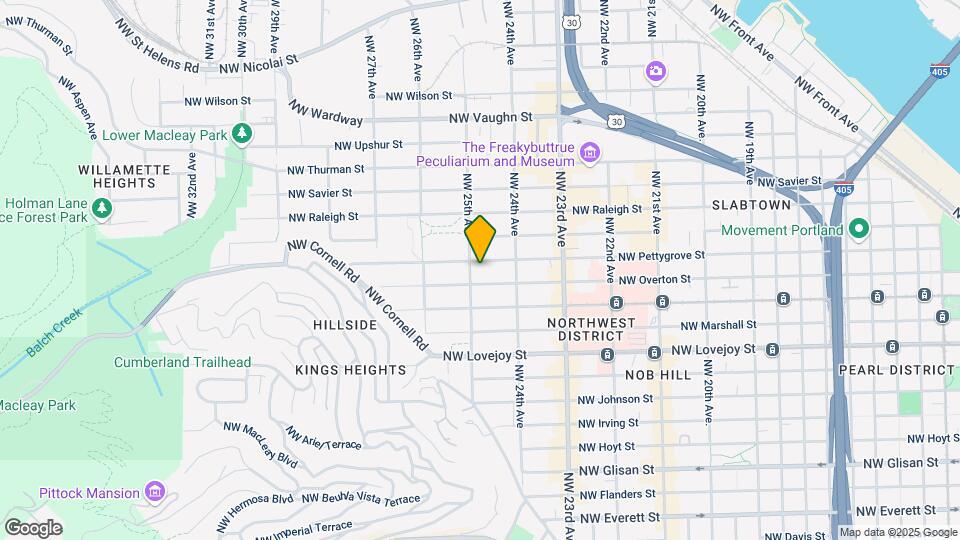1322 NW 25th Ave Map and Location Details