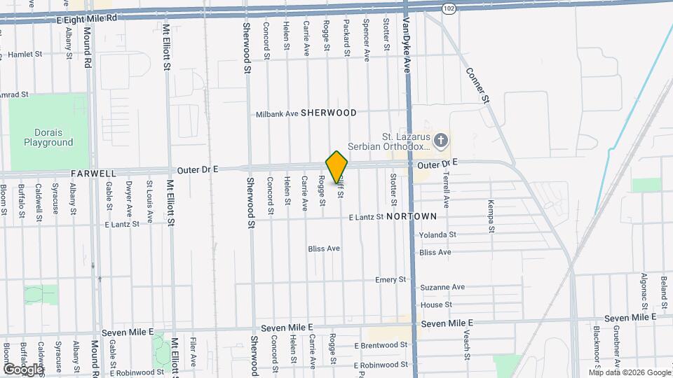 19691 Cliff St Map and Location Details