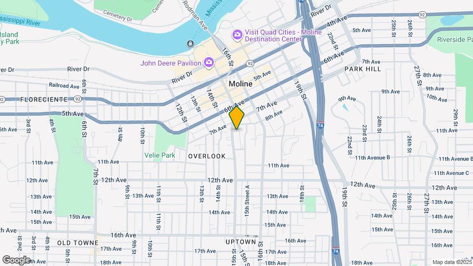 816 15th St Map and Location Details