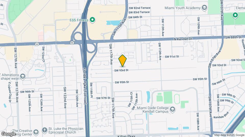 11531 SW 93rd St Map and Location Details