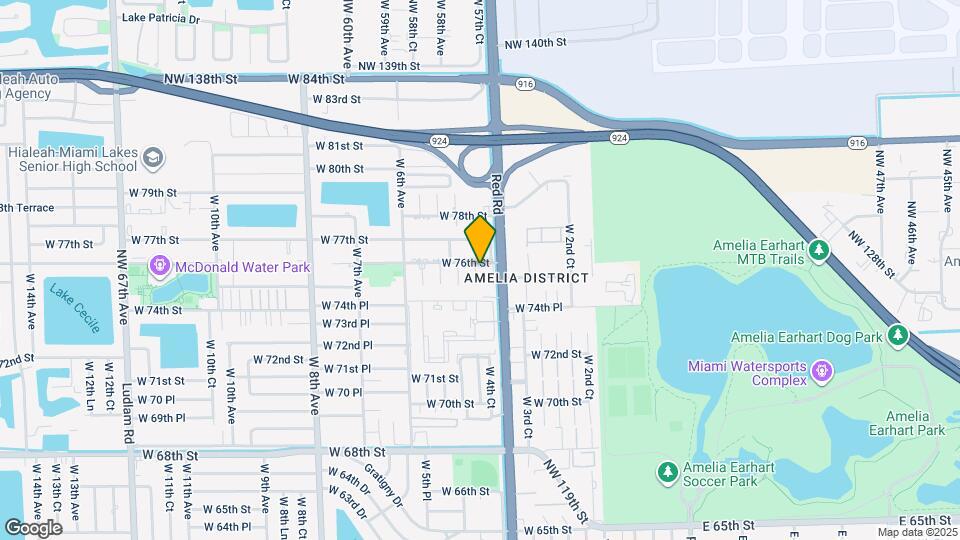 7581 W 4th Ct, Unit A2 Mapa y Detalles de la Ubicación