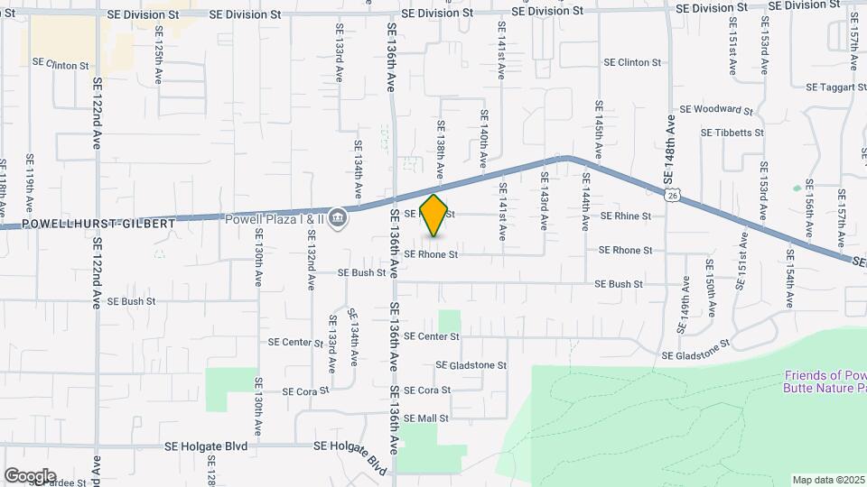 13717 SE Rhone St Map and Location Details