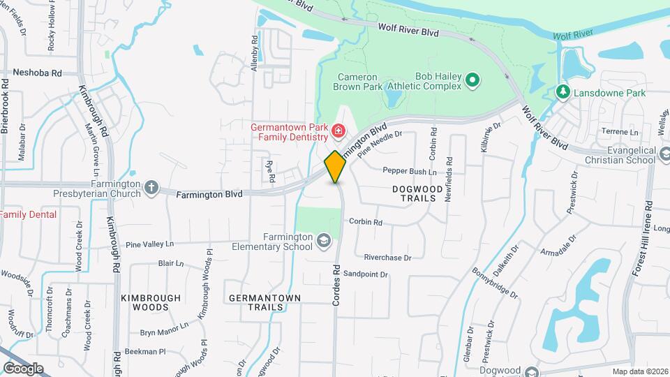 1965 Cordes Rd Map and Location Details