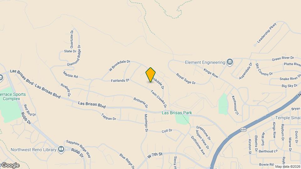 2950 Twin Creeks Ct Map and Location Details