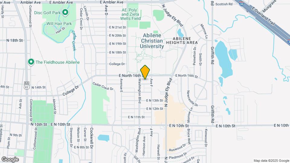 826 E N 15th St Map and Location Details