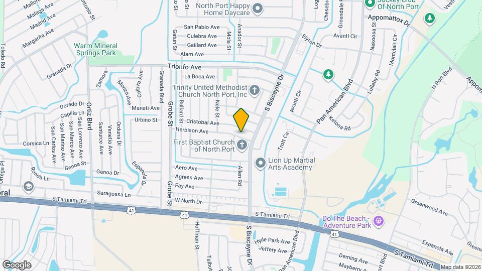 8124 Herbison Ave Map and Location Details