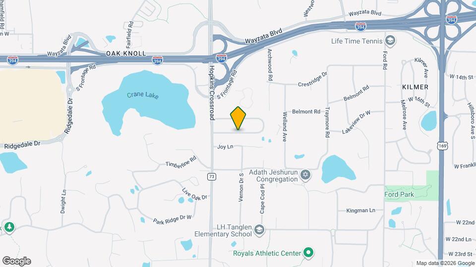 110920 Oak Knoll Terrace S Map and Location Details