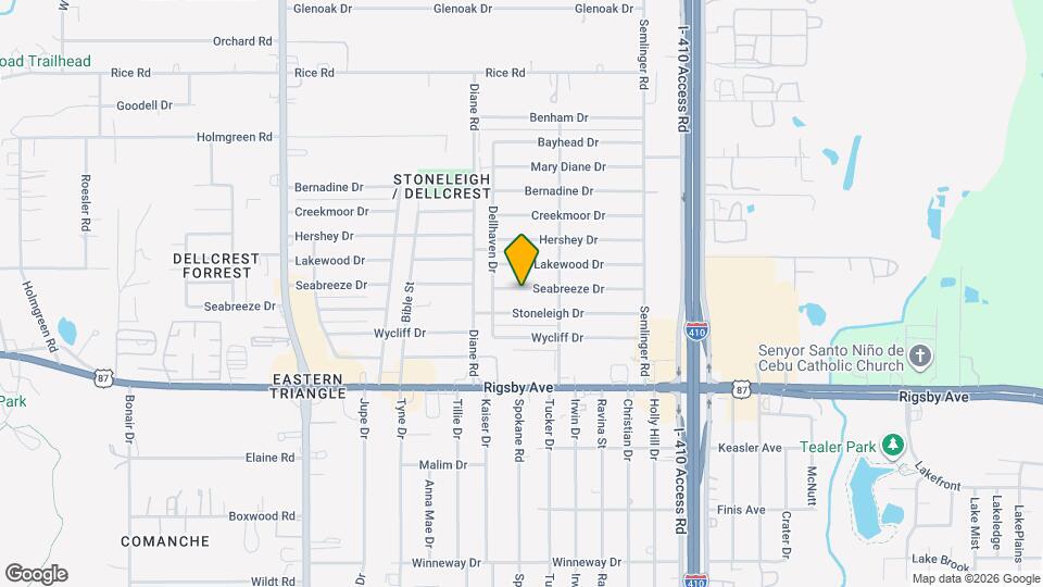 4918 Seabreeze Dr Map and Location Details