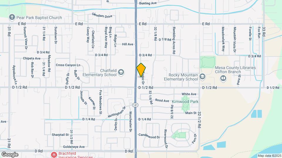 455 Topaz Dr Map and Location Details