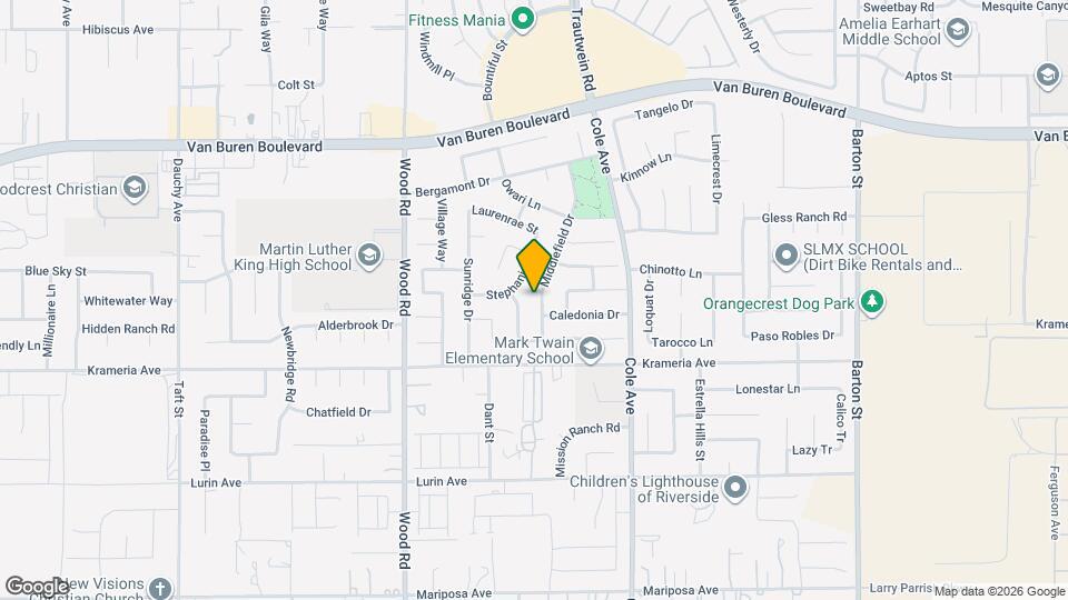 9251 Middlefield Dr Map and Location Details