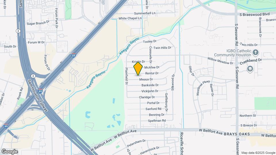 9402 Meaux Dr Map and Location Details