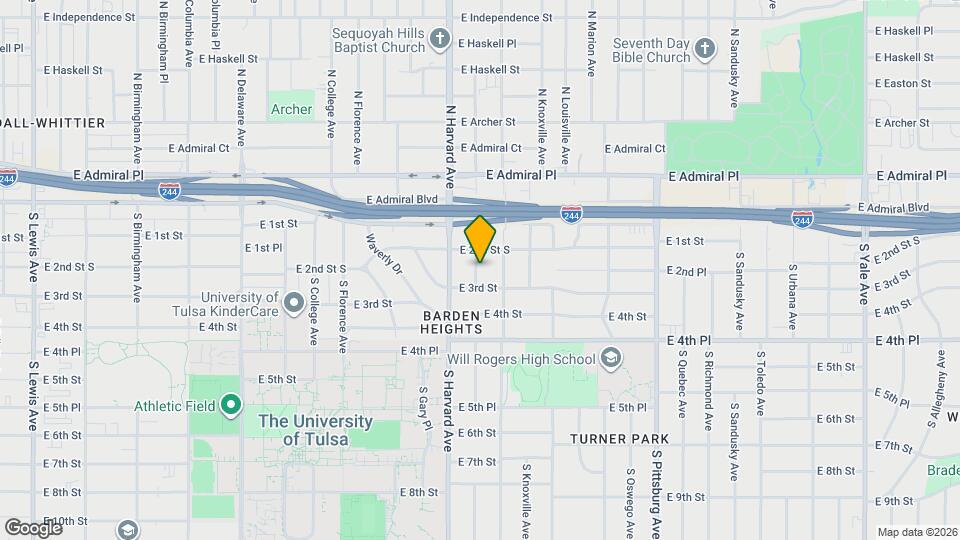 219 S Indianapolis Ave Map and Location Details
