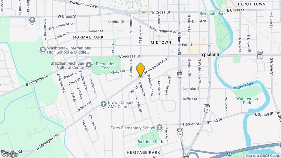 801 W Michigan Ave, Unit 1 Map and Location Details