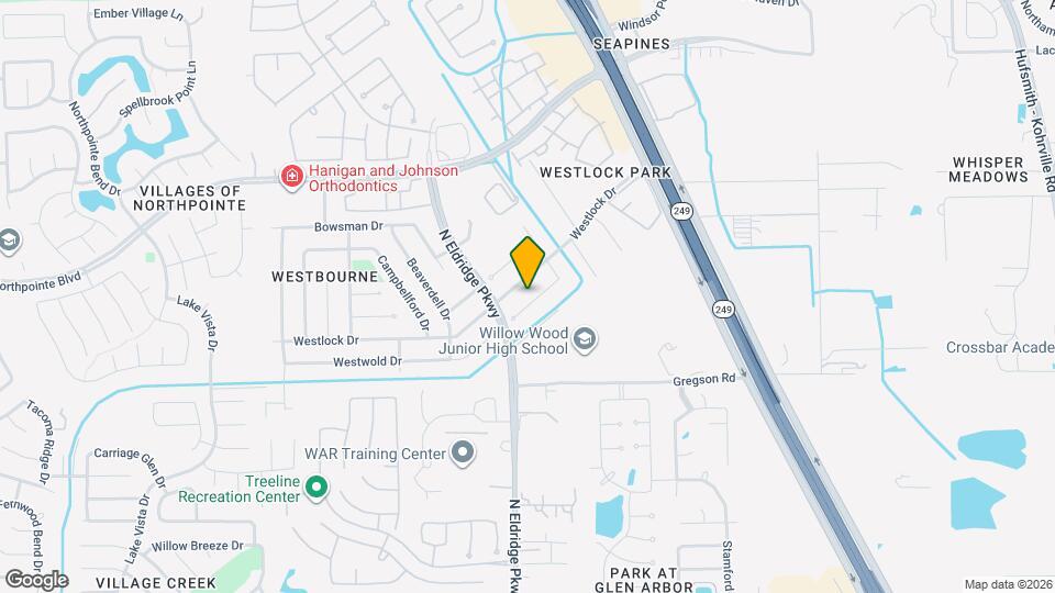 11906 Westwold Dr Map and Location Details