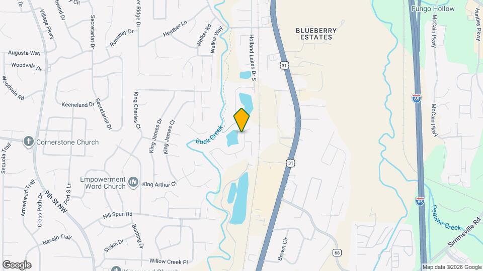 295 Creekside Ln Map and Location Details