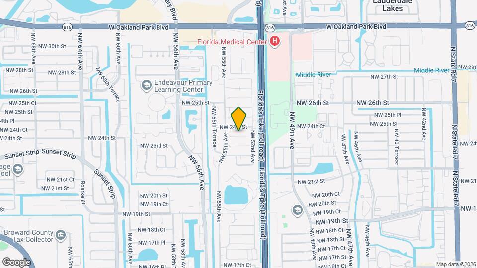 5321 NW 23rd St Map and Location Details