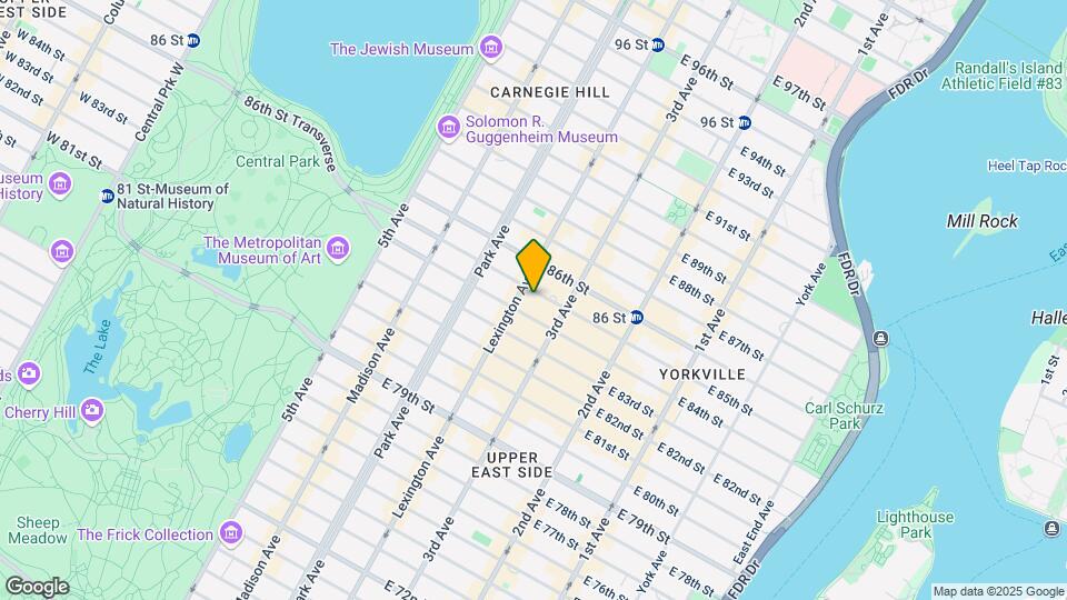 156 E 85th St, Unit 2A Map and Location Details